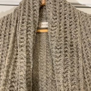 Altar’d State, oversized knit sweater shawl collar